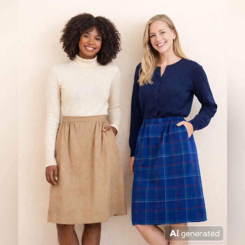 Vintage Pendleton Wool Skirts (set of 2), Made in USA